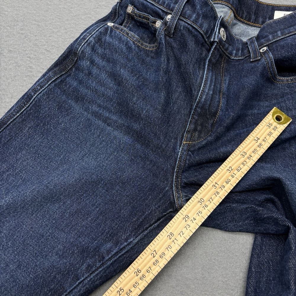 AYR The Legend Jeans Womens 27S Dark Wash Blue High Rise Straight Leg USA Made - Picture 6 of 14